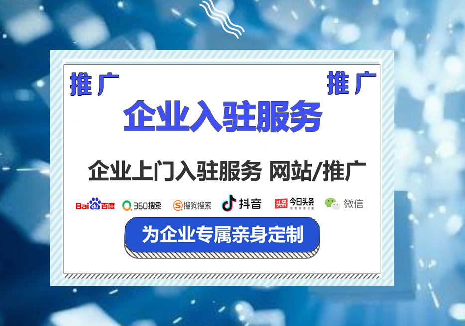 企业入驻服务