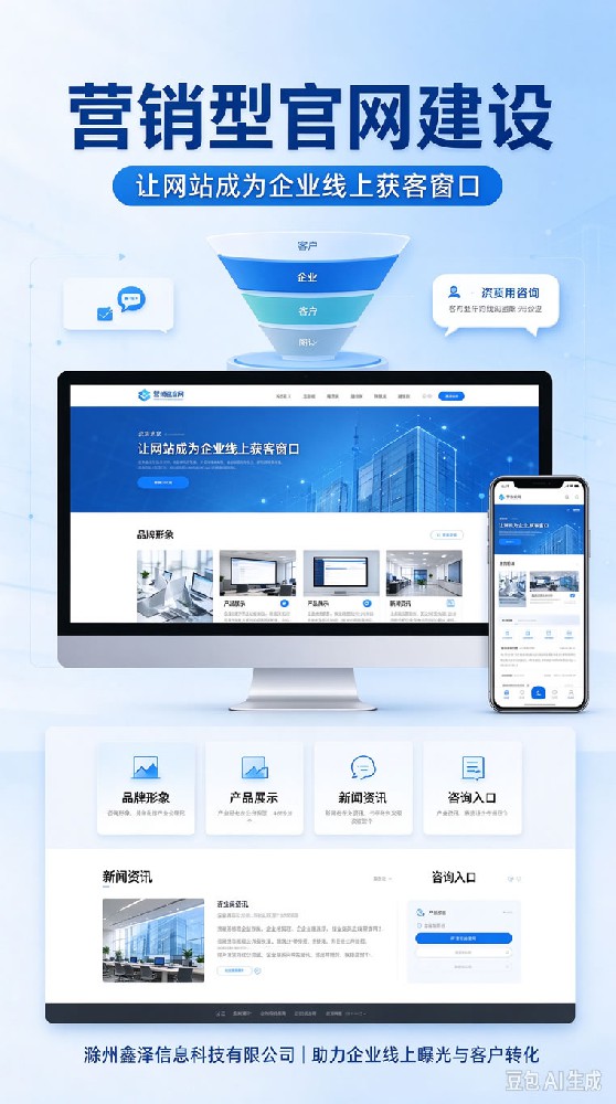 滁州鑫泽信息科技:本地建站16年的靠···